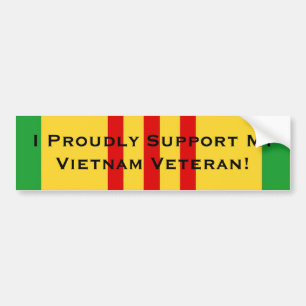 Ich stütze stolz meinen Vietnam-Veteran Autoaufkleber