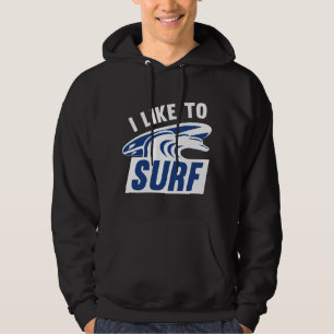 Ich surfe gerne hoodie