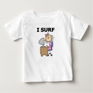 Ich surfe im Web Baby T-shirt