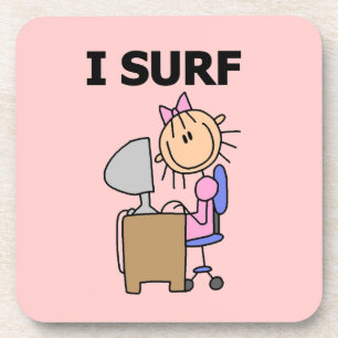 Ich surfe im Web Untersetzer