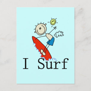 Ich surfe T-Shirts und Geschenke Postkarte