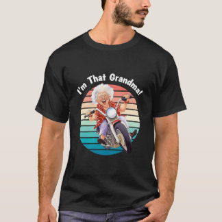 ICH T Oma Motorrad Spaß T-Shirt