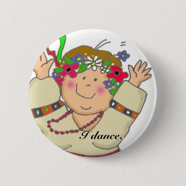 Ich tanze button (Vorderseite)
