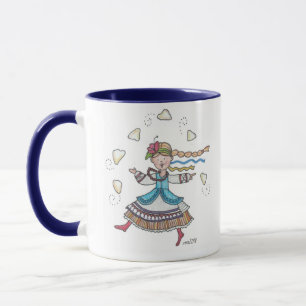 Ich tanze für Perogies, Pierogies, pyrohy Ukraine Tasse