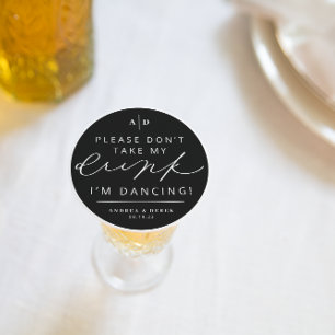 Ich tanze Hochzeitsempfang Drink Cover Untersetzer