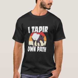 Ich Tapir Eigener Weg Zoologie Zoologe Biologe Pfe T-Shirt