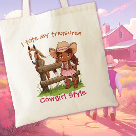 Ich Tasche meine Schätze Cowgirl Style Niedlich To