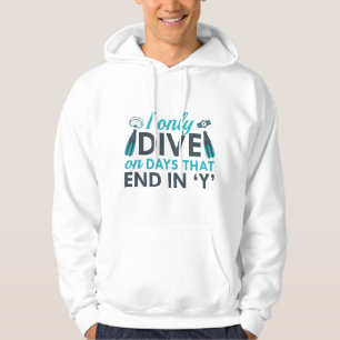 Ich tauche nur hoodie
