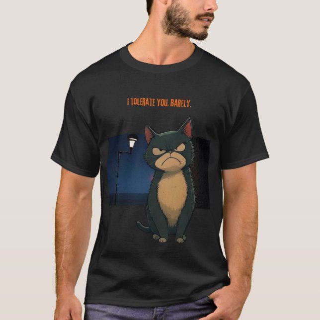 Ich toleriere dich. Kaum T-Shirt (Vorderseite)