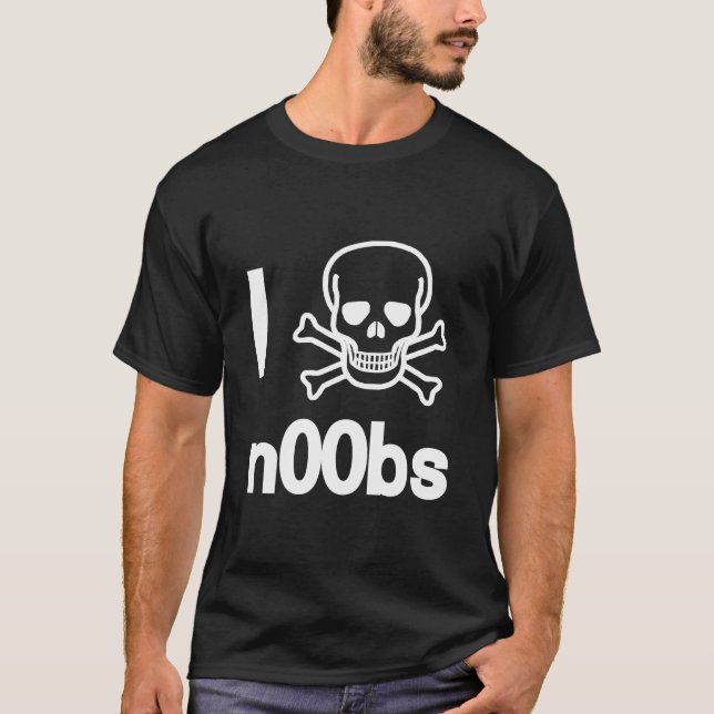 Ich töte n00bs T-Shirt (Vorderseite)