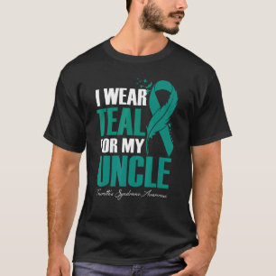 Ich trage Aquamarin für das Syndrom meines Onkels T-Shirt
