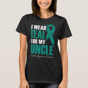 Ich trage Aquamarin für das Syndrom meines Onkels T-Shirt