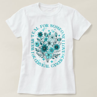 Ich trage Aquamarin für jemanden, den ich Liebe vo T-Shirt