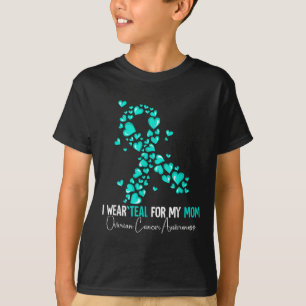 Ich trage Aquamarin für meine Mama Ovarialkarzinom T-Shirt