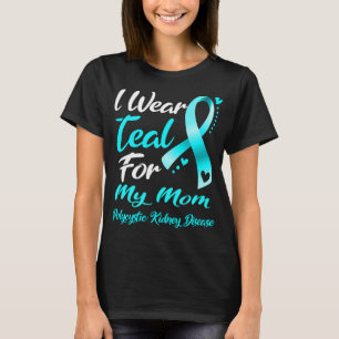 Ich trage Aquamarin für meine MAMA polyzystische N T-Shirt