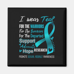 Ich trage Aquamarin für Ual Ault Awareness Comfort Magnet
