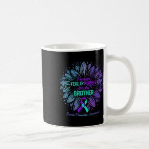 Ich trage Aquamarin Lila für die Prävention von Br Kaffeetasse