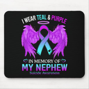 Ich trage Aquamarin Lila in Erinnerung an den nepa Mousepad