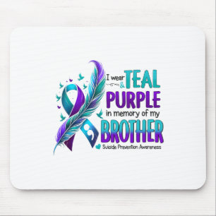 Ich trage Aquamarin Lila in Erinnerung an meinen B Mousepad