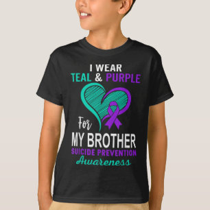 Ich trage Aquamarin Lila in Erinnerung an meinen B T-Shirt