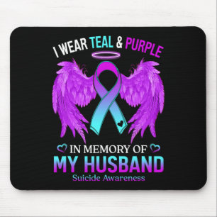 Ich trage Aquamarin Lila in Erinnerung an meinen S Mousepad