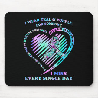 Ich trage Aquamarin und Lila für jemanden, den ich Mousepad