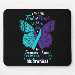 Ich trage Aquamarin und Lila für jemanden, den ich Mousepad