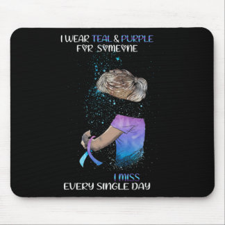 Ich trage Aquamarin und Lila für jemanden, den ich Mousepad