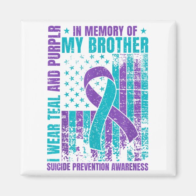 Ich trage Aquamarin und Lila für meinen Bruder Sui Magnet (Vorne)