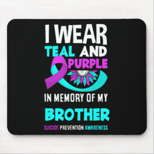 Ich trage Aquamarin und Lila für meinen Bruder Sui Mousepad