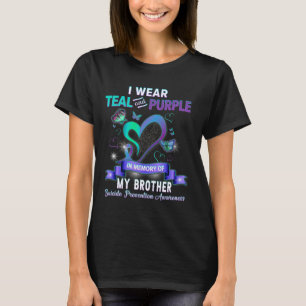 Ich trage Aquamarin und Lila für meinen Bruder Sui T-Shirt
