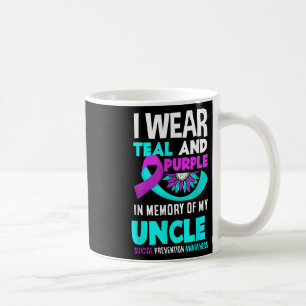 Ich trage Aquamarin und Lila für meinen Onkel Kaffeetasse