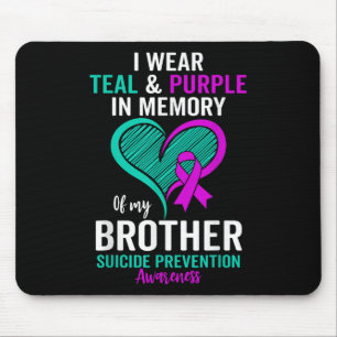 Ich trage Aquamarin und Lila im Gedenken an meine  Mousepad