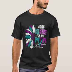 Ich trage Aquamarinen & Lila für meine Mama Su T-Shirt