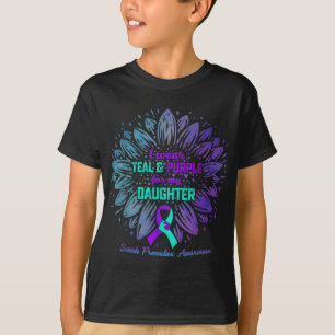 Ich trage Aquamarinen & Lila für meinen Töchte T-Shirt