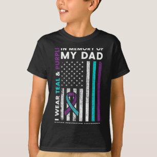 Ich trage Aquamarinen &amp; Lila im Gedächtnis mei T-Shirt