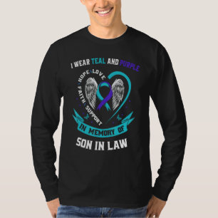 Ich trage Aquamarinen und Lila Sohn im Gesetz Selb T-Shirt