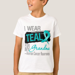Ich trage aquamarines Band für meinen T-Shirt