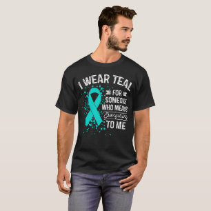 Ich trage aquamarines - Bewusstseins-aquamarines T-Shirt