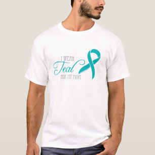 Ich trage aquamarines für meine Mama T-Shirt