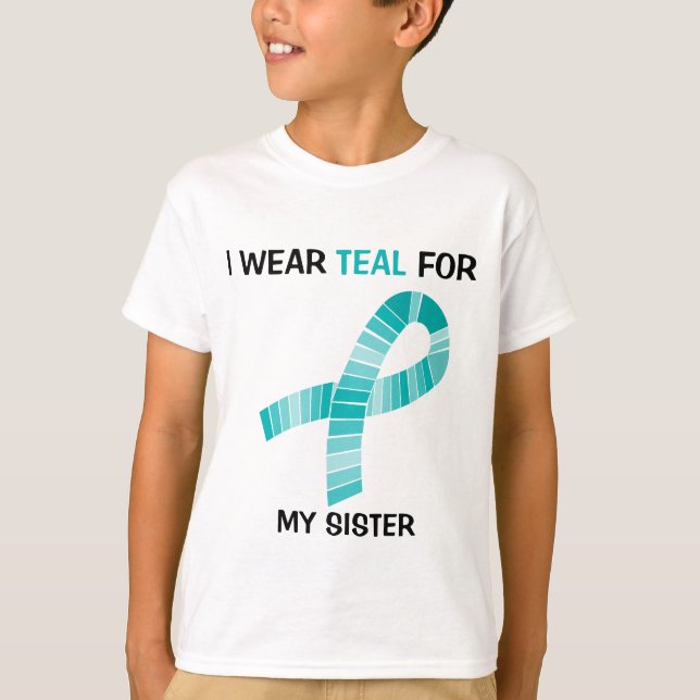 Ich trage aquamarines für T-Shirt (Vorderseite)