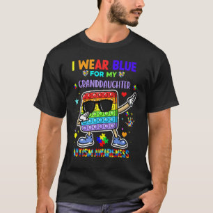 Ich trage Blau für das Autismusbewusstsein meiner T-Shirt