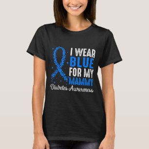 Ich trage Blau für das Diabetesbewusstsein meiner T-Shirt