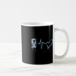 Ich trage Blau für jemanden, der gegen Diabetes is Kaffeetasse