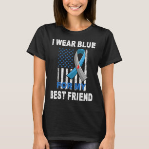 Ich trage Blau für mein bester Freund Diabetes Bew T-Shirt