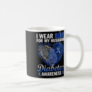 Ich trage Blau für mein Kind Diabetes Awareness Fa Kaffeetasse