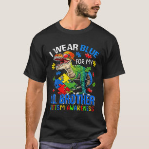 Ich trage Blau für mein Lil Brother Autismus Bewus T-Shirt