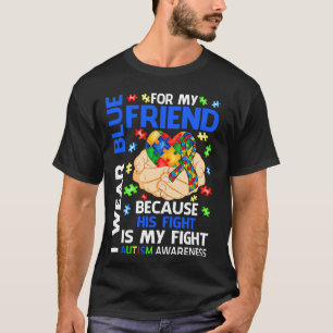 Ich trage Blau für mein Patenkind Autismus-Bewusst T-Shirt