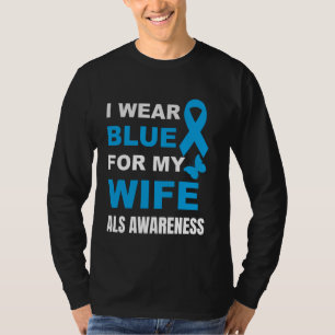 ICH TRAGE BLAU FÜR MEINE EHEFRAU ALS AWARENESS T-Shirt