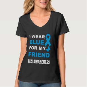 ICH TRAGE BLAU FÜR MEINE FREUNDE ALS AWARENESS T-Shirt